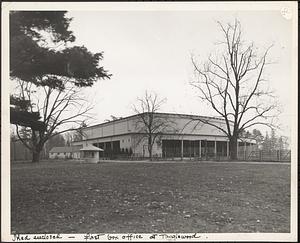 Shed enclosed - first box office at Tanglewood