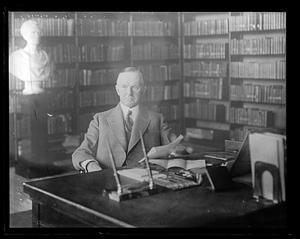 President Coolidge in his summer White House - Brule River, Wisconsin
