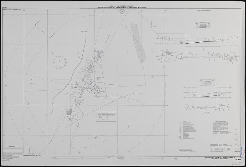 Airport obstruction chart, OC 646, Wood County Airport-Gill Robb Wilson Field, Parkersburg, West Virginia