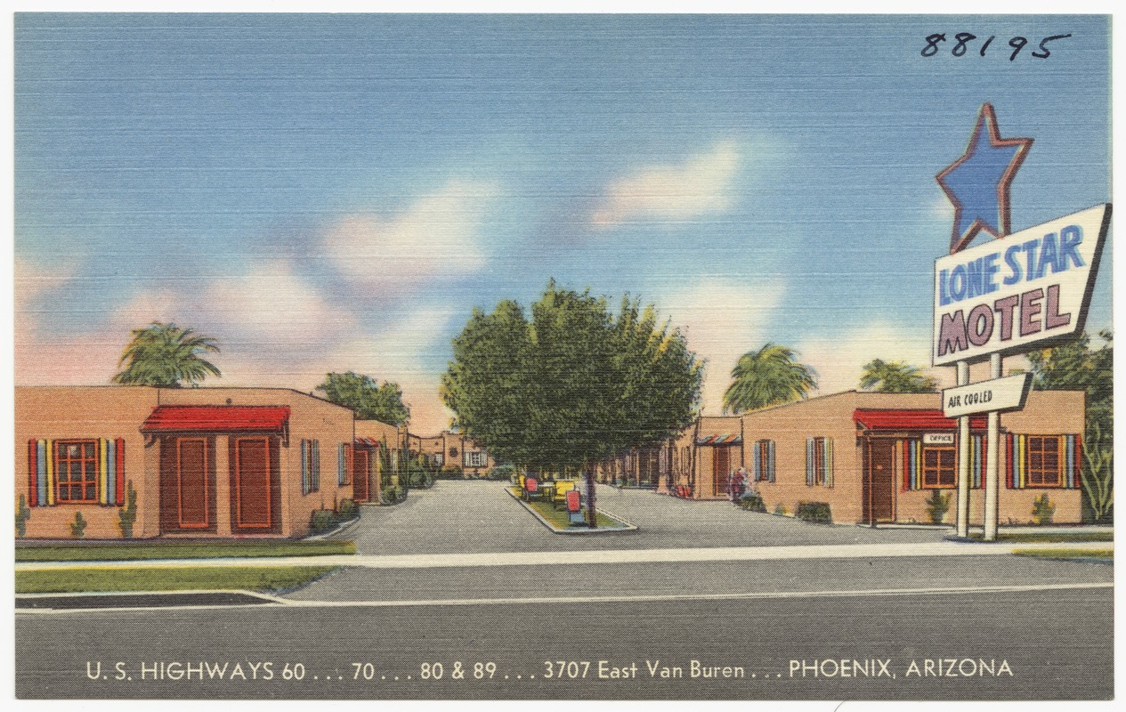 Lone Star Motel, U.S. highways 60, 70, 80 & 89, 3707 East Van Buren, Phoenix, Arizona