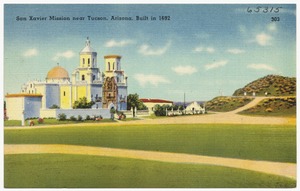 San Xavier Mission near Tucson, Arizona, built in 1692