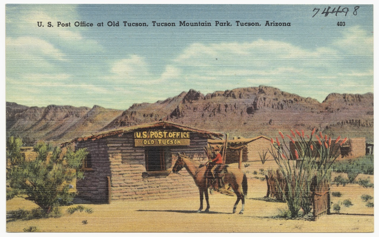 U.S. Post Office at Old Tucson, Tucson Mountain Park, Tucson, Arizona