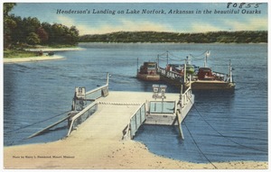 Henderson's landing on Lake Norfolk, Arkansas in the beautiful Ozarks