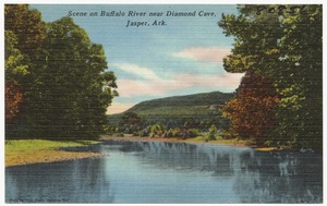 Scene at Buffalo River near Diamond Cave, Jasper, Ark.