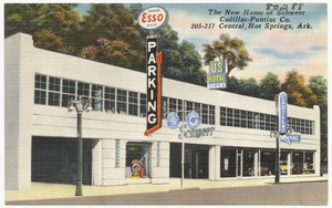 The new home of Schweer Cadillac-Pontiac Co., 205-217 Central, Hot Springs, Ark.