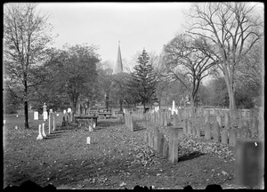 Cemetery and church 1/2 way looking west