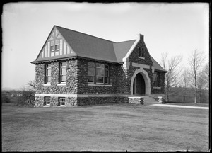 Sawyer's Memorial Library, south end, Boylston