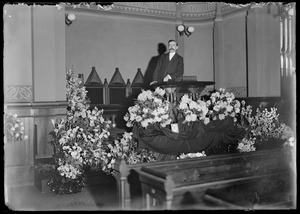 Flowers and Bailey - C. Allen's funeral