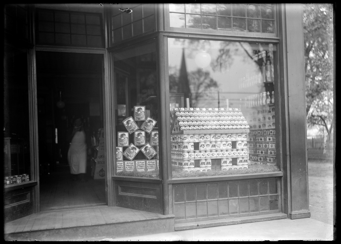 Store window, L. C. Wood