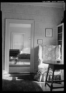 Assembly House, Federal Street, Salem: interior, doorway - opened