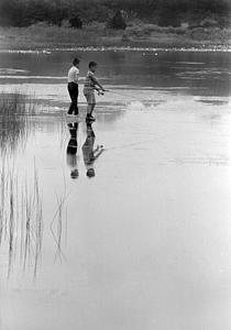 Fishing at Buttonwood Park, New Bedford