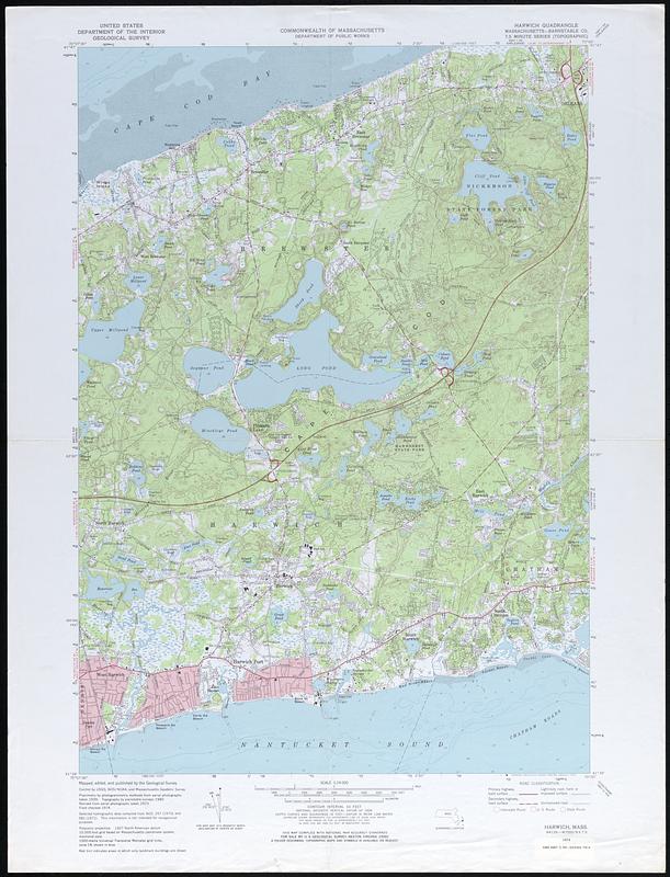 Harwich Quadrangle, Massachusetts, Barnstable Co.