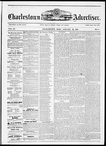 Charlestown Advertiser, January 26, 1861