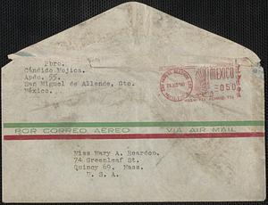 Mexican Correspondences to MA Reardon (1960)