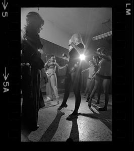 Housewives' belly-dancing class, Roslindale
