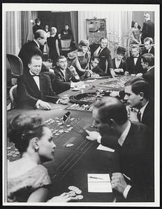 Not on Social Security. Gambling losses are not included in social security payments at West German spas where almost everything else may be paid for on doctors’ orders. In Bad Neuenahr, one of the booming West German spas, the gambling rooms are elegant and popular. Many people come to the spa for the entertainment, not the cure. This is the roulette table in the casino, where play starts at 2 p.m. and betting is heavy.