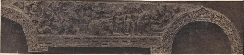 Cast of frieze from Udayagiri and Khandagiri Caves, India