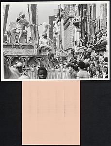 "Mardi Gras is older than New Orleans ... a European tradition that wanders back directly or indirectly to such grand blowouts as the Roman Lupercalia ... also the Saturnalia, another Pier Sixer presided over by a temporary king."