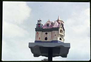 A miniature castle on a pole, Public Garden