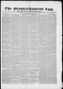 The Massachusetts Spy, and Worcester County Advertiser