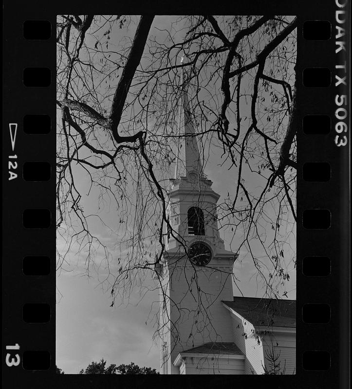 First Parish Church of Newbury steeple