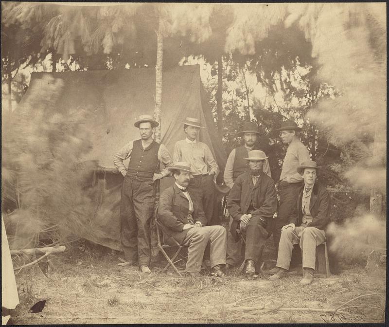 Maj. Eckert and group of military telegraphers