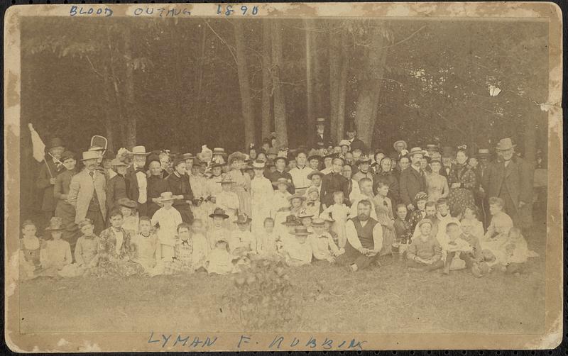 Blood family outing 1890