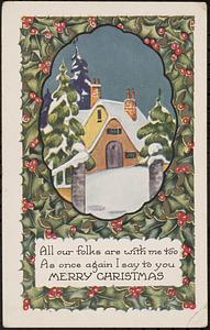 Christmas postcard