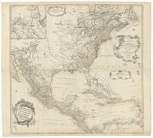 Mappa geographica Americæ Septentrionalis ad emendatiora exemplaria