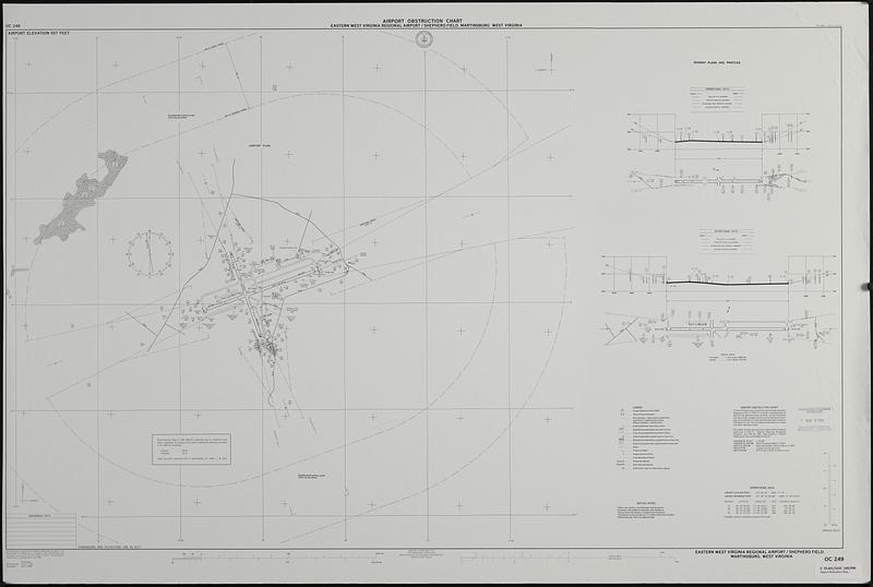 Airport obstruction chart