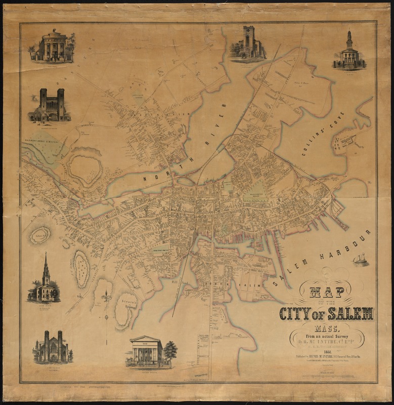 Map of the city of Salem, Mass