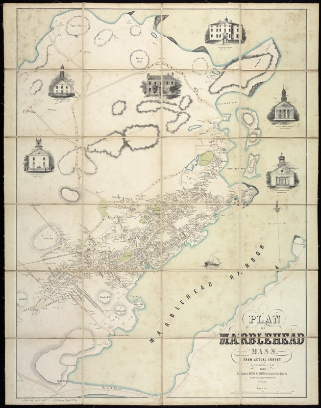 Plan of Marblehead, Mass. from actual survey