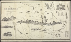 Map of the White Mountains, N.H