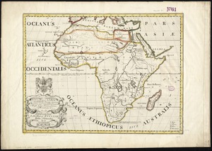 A new map of Libya or old Africk shewing its general divisions, most remarkable countries or people, cities, townes, rivers, mountains &c
