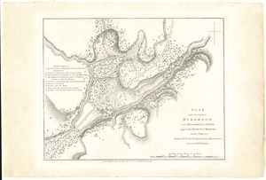 Plan of the action at Huberton under Brigadier Genl. Frazer, supported by Major Genl. Reidesel, on the 7th July 1777