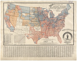 Weller's political map of the United States