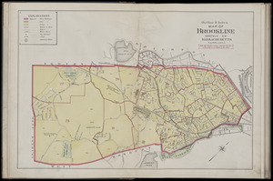 Atlas of the town of Brookline, Norfolk County, Massachusetts