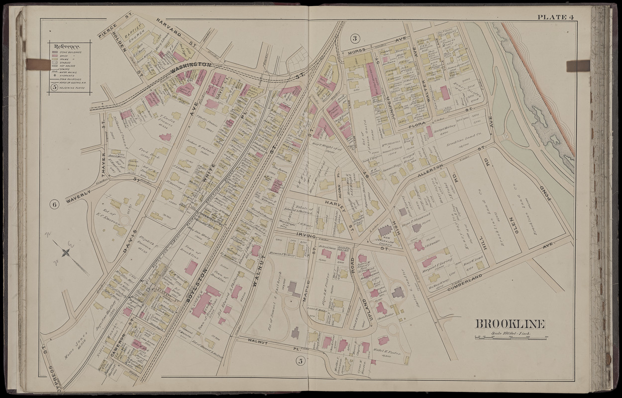 Atlas of the town of Brookline, Massachusetts