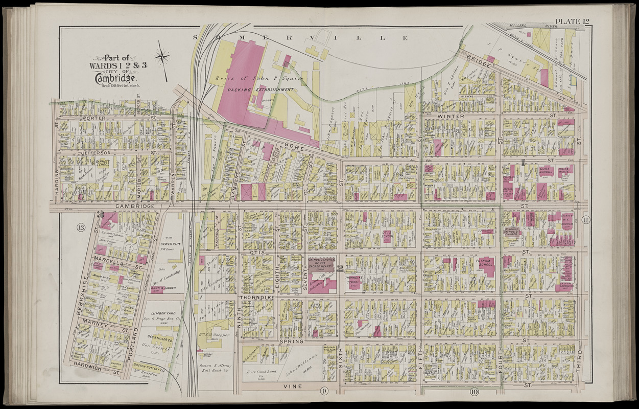 Atlas of the city of Cambridge, Massachusetts