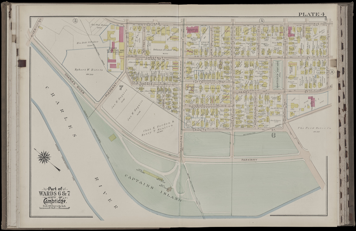 Atlas of the city of Cambridge, Massachusetts - Digital Commonwealth