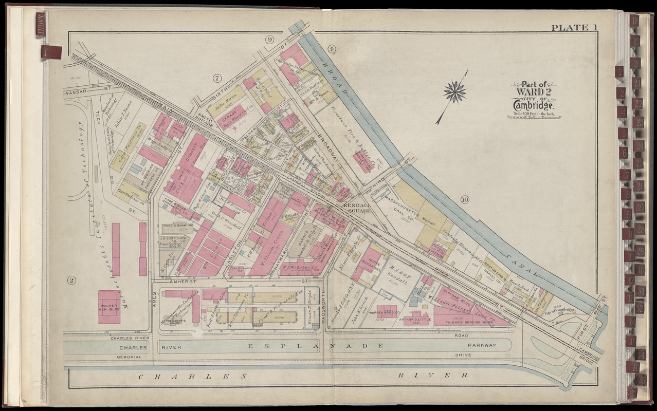 Atlas of the city of Cambridge, Massachusetts