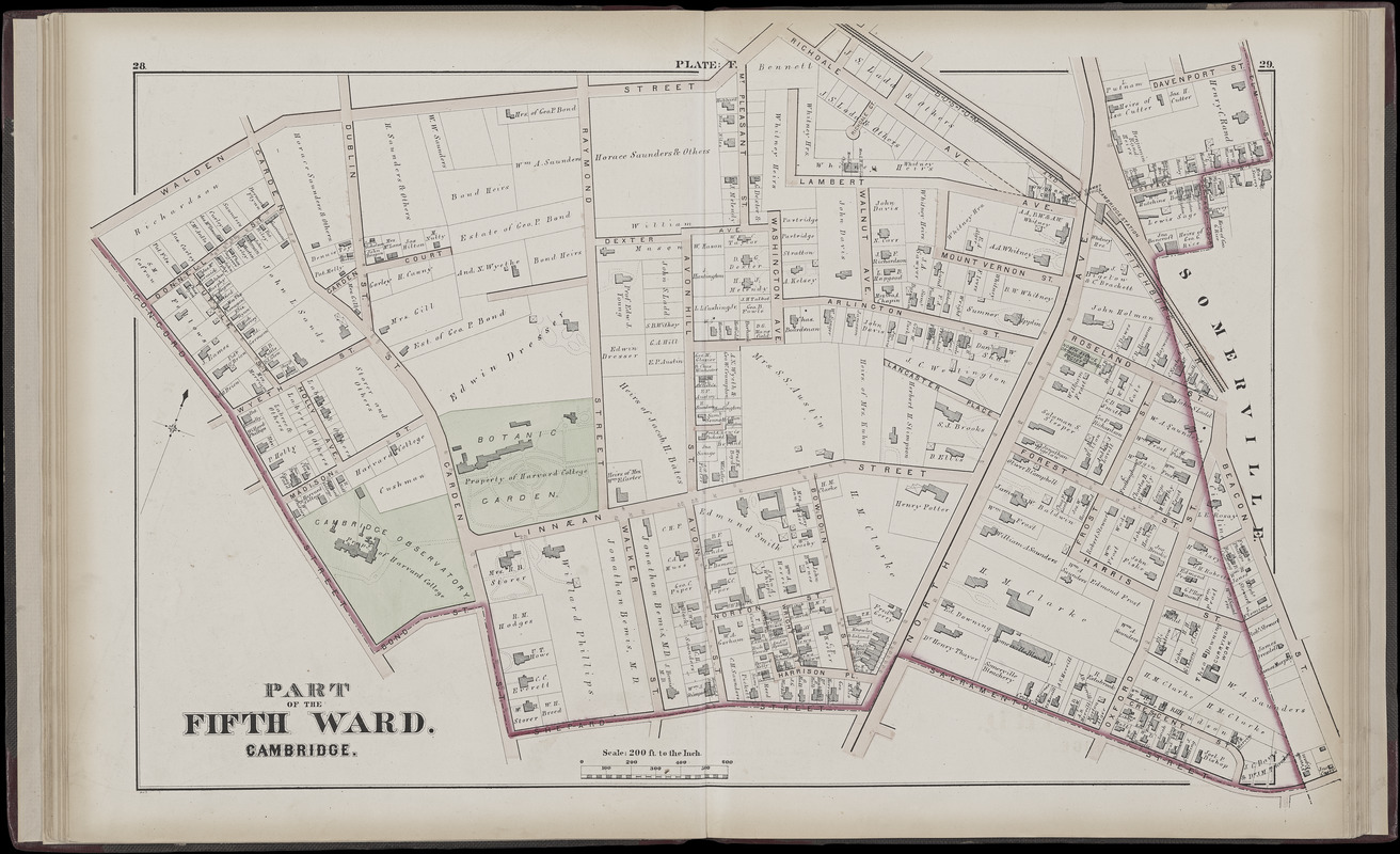 Atlas of the city of Cambridge, Middlesex Co., Massachusetts