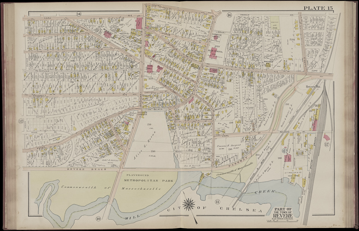 Atlas of the city of Chelsea and the towns of Revere & Winthrop, Massachusetts