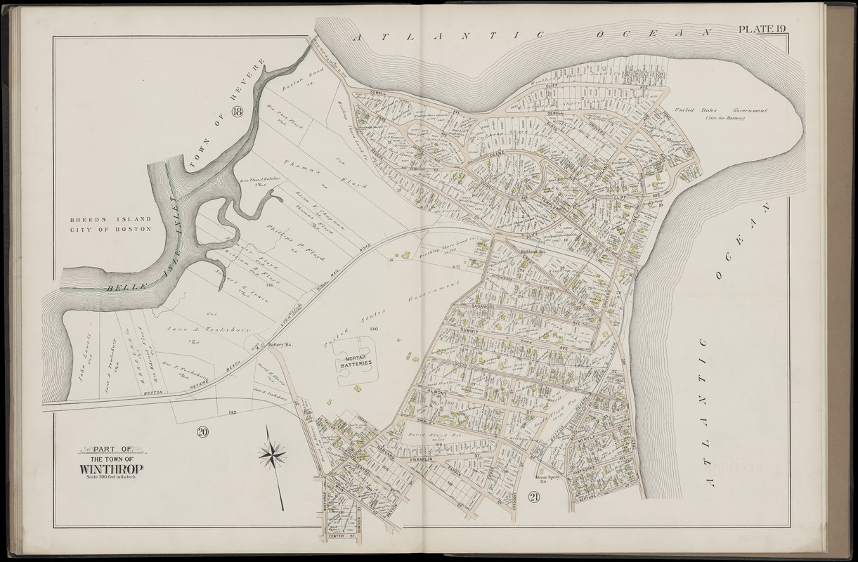 Atlas of the city of Chelsea and the towns of Revere & Winthrop ...