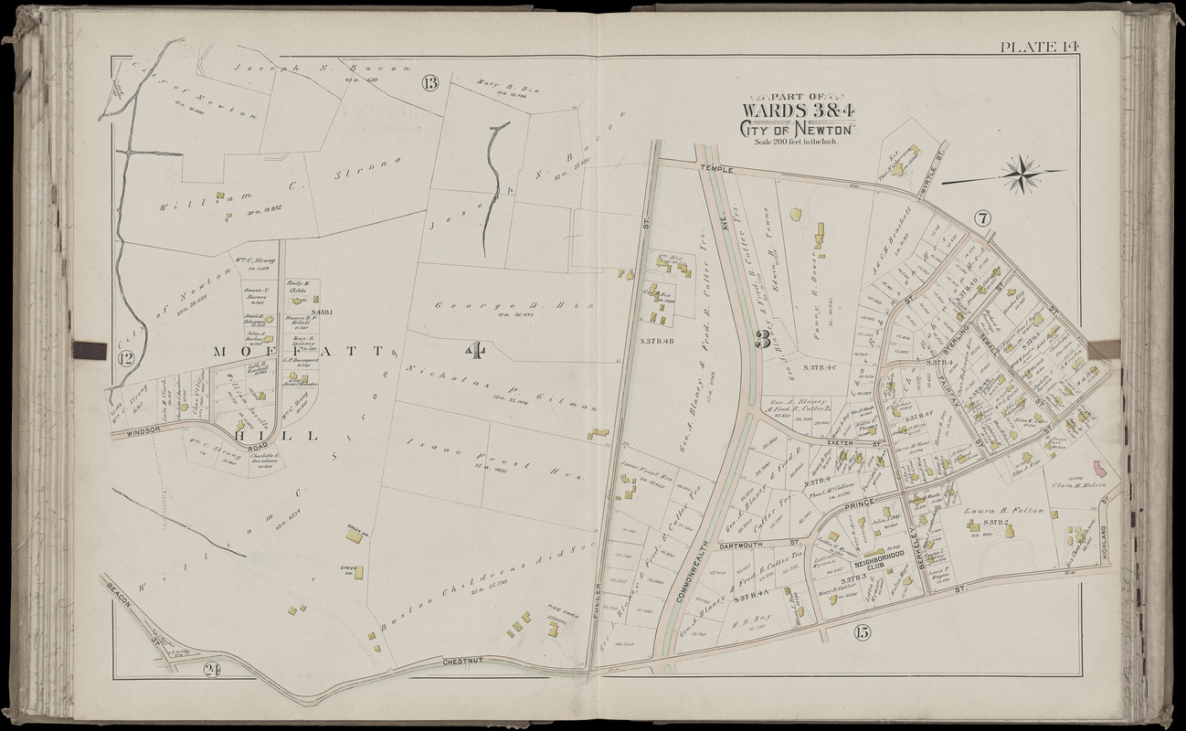 Atlas of the city of Newton, Massachusetts