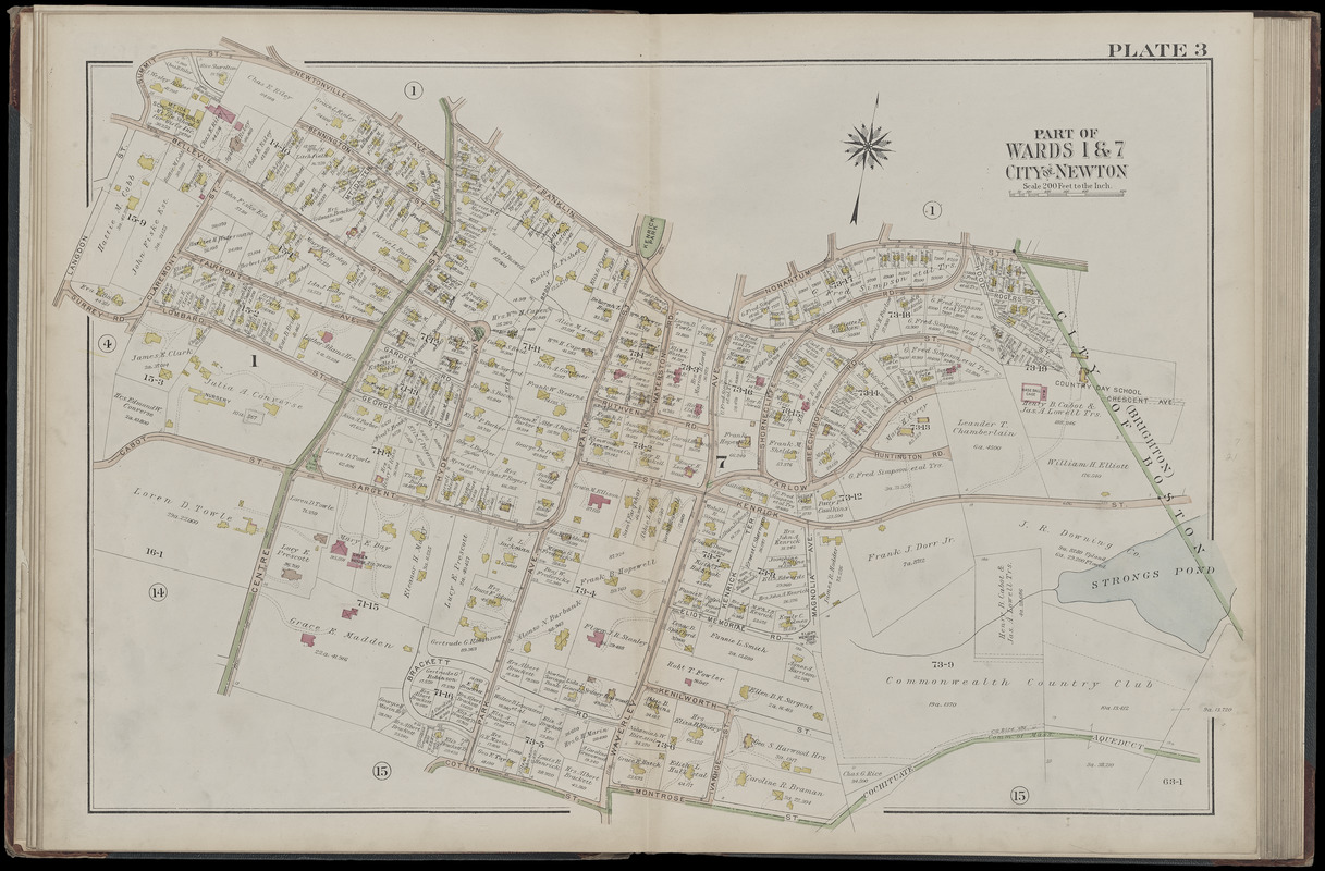 Atlas of the city of Newton, Massachusetts