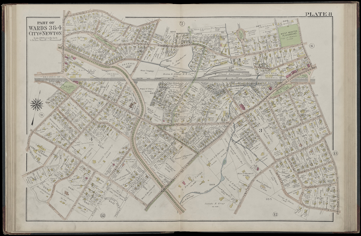 Atlas of the city of Newton, Massachusetts