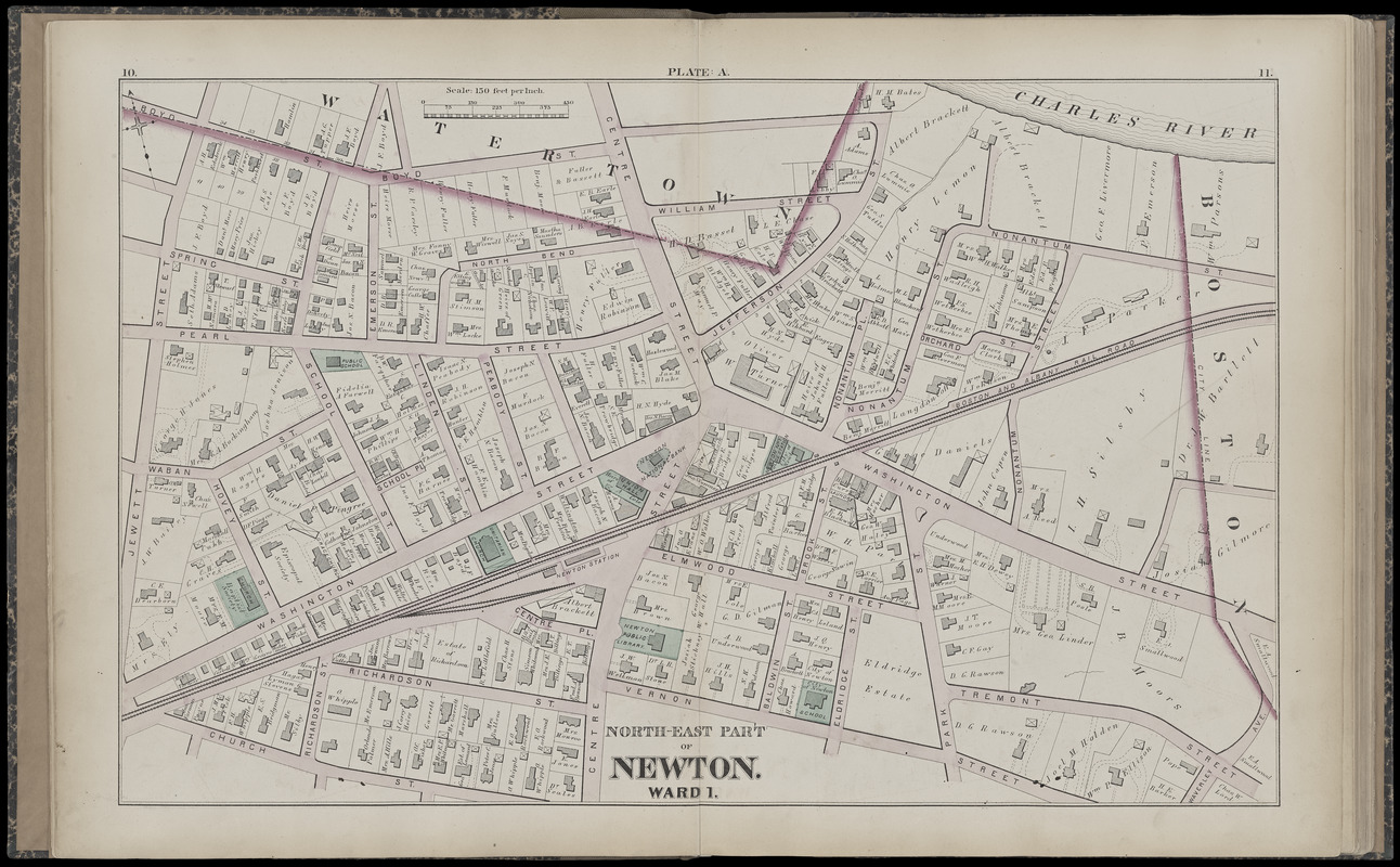 Atlas of the city of Newton, Middlesex Co., Massachusetts