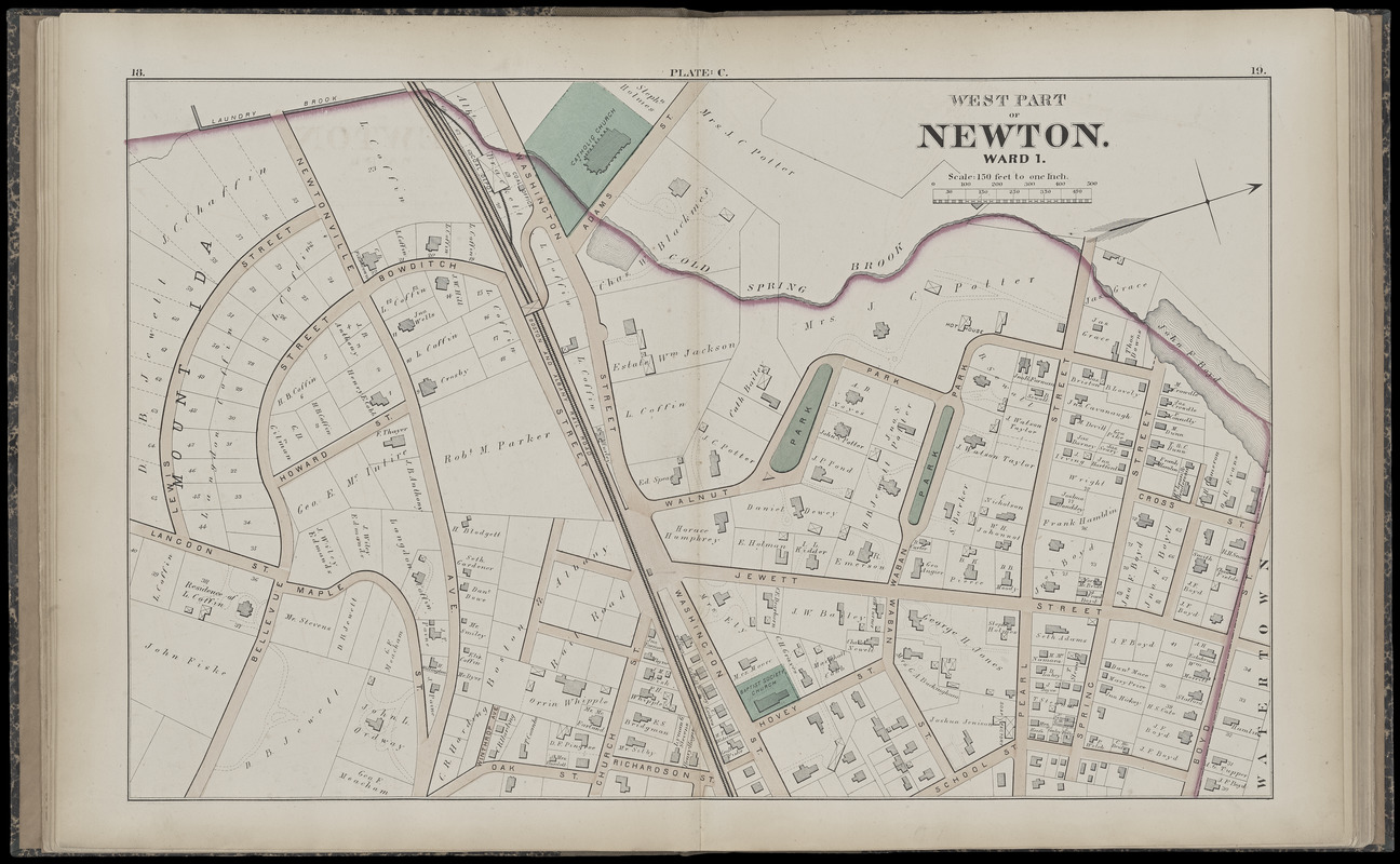 Atlas of the city of Newton, Middlesex Co., Massachusetts