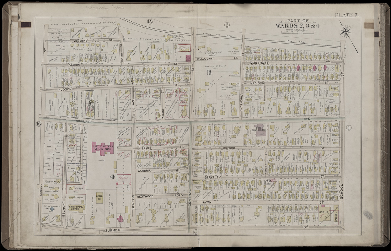 Atlas Of The City Of Somerville Massachusetts Digital Commonwealth 7754